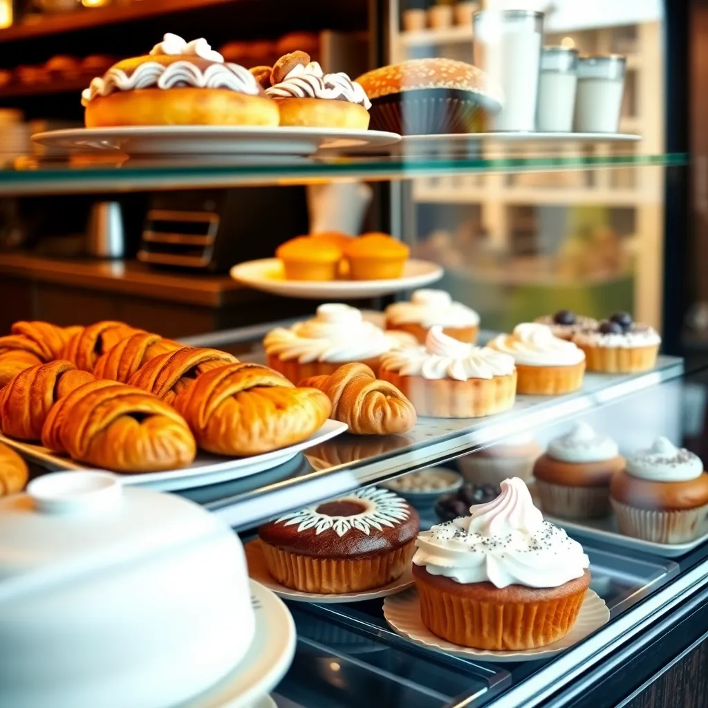 La nostra vetrina con dolci appena sfornati